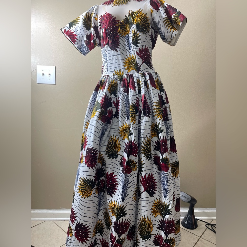 100% print Ball gown Dress